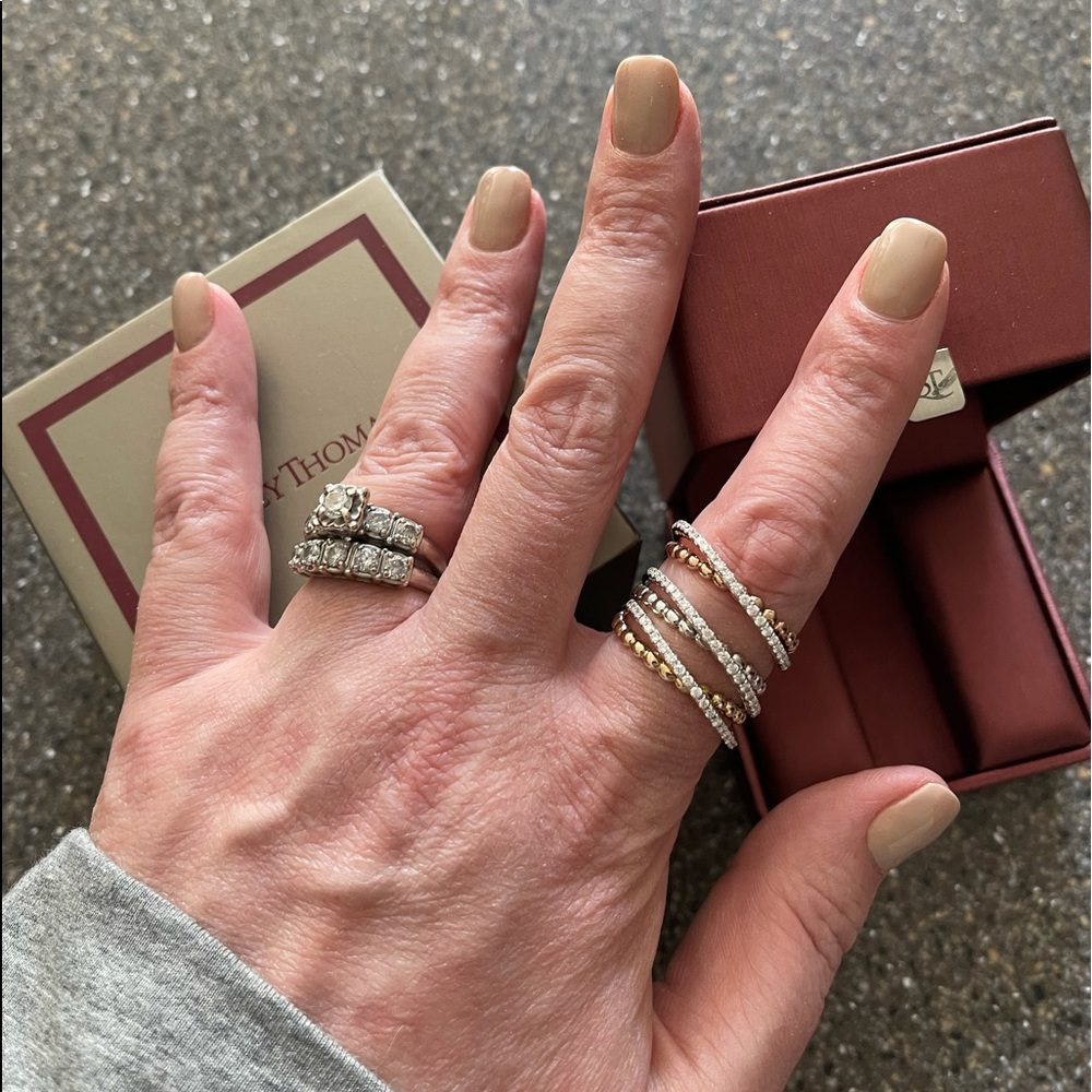 Nava-Dee 14k Yellow Gold Custom .25cw Diamond Ring - Picture 3 of 5